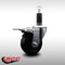 Service Caster 3.5'' SS Soft Rubber Swivel 1-1/8'' Expanding Stem Caster Total Lock Brake SCC-SSEXTTL20S3514-SRS-118 - alternate 4